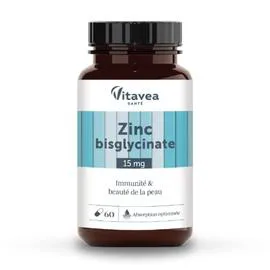 Complément Alimentaire Zinc Bisglycinae Immunité & Beauté de la Peau (x60)