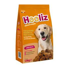 Croquettes Pour Chiens Adulte Moelleuses Au Bœuf Et Carottes (1,5kg)