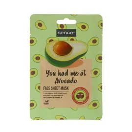 Masque visage tissu à l'huile d'avocat (20ml)