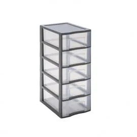 Tour de rangement 5 tiroirs (l'unité)