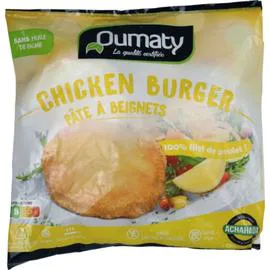 Haché halal Chicken Burger pâte beignet (800g)