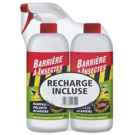 Insecticide Insectes Rampants Volants Acariens 1L avec une recharge (l'unité)