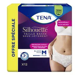 Culotte Urinaire Blanc Taille M (x12)