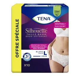 Culotte Urinaire Blanc Taille L (x10)