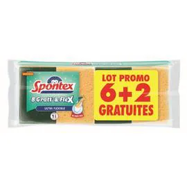 Eponge Gratt-Flex (x8)