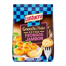 Gnocchi à poêler extra au fromage et jambon (300g)