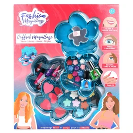 Coffret maquillage fashion boîte fleur 4 étages