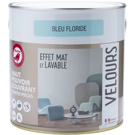 Mono couche velour 2 L bleu floride