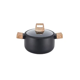 Faitout 20 cm tous feux dont induction avec couvercle aluminium forgé