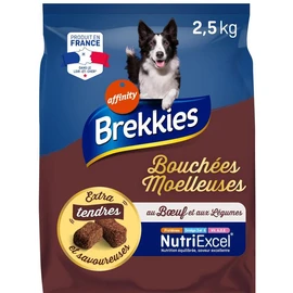 Croquettes bouchées moelleuses au bouef et légumes pour moyen et grand chien (2.5kg)