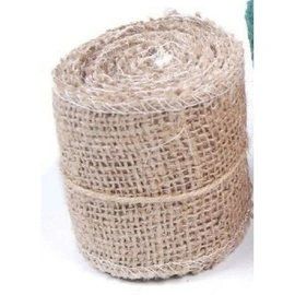 Ruban en toile de jute pour arbre 6 cm x 3 m
