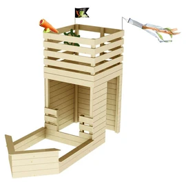 Cabane de jardin enfant - Bois - H2,28m - PIRATE