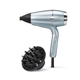 Sèche cheveux avec diffuseur fonction ionique Hydro-fusion D773DE - Gris