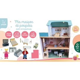 Maison de Poupée en bois Aloya