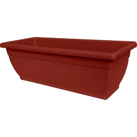 Jardinière en plastique - L50xH20cm - Rouge marsala