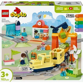 Duplo 10428 - Set d'Extension : Le Grand Train Communautaire Interactif