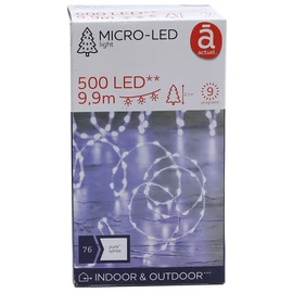 Guirlande lumineuse de Noël extérieure - Blanc froid - 500 LED