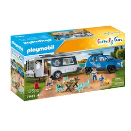 71423 Family Fun - Voiture et Caravane + accessoires