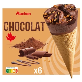 Cônes glacés chocolat (450g)