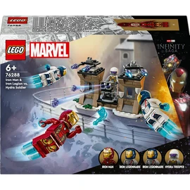 Marvel 76288 -  Iron Man et l'Iron Legion contre le Soldat de l'Hydra, Set de Jeu et d'Aventure Avengers pour Enfants Créatifs et Fans de Super-héros