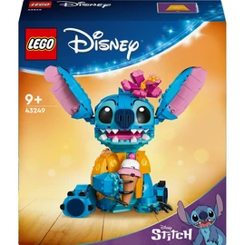 LEGO Disney 43249 Stitch, Jeu de Construction pour Enfants, Cornet de Glace et Figurine