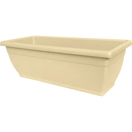 Jardinière en plastique - L50xH20cm - Beige nomade
