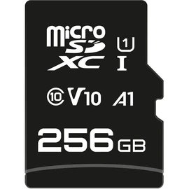 Micro SD XC - 256 Go - Adaptateur SD - Carte mémoire
