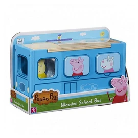 Bus d'école Peppa Pig en bois