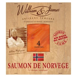 Saumon fumé de Norvège (100g)