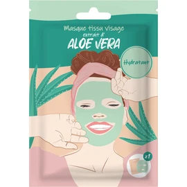 Masque tissu visage hydratant aloe vera (x1)