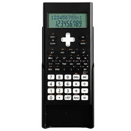 Calculatrice scientifique noire 10+2 chiffres
