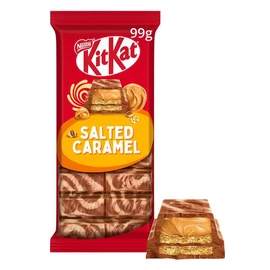 KitKat Tablette de chocolat au lait caramel salé (99g)