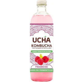 Kombucha Thé fermenté pétillant à la framboise bio (75cl)