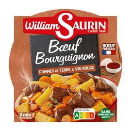 Boeuf bourguignon aux pommes de terre et vin rouge (300g)