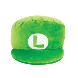 Peluche Mocchi Mocchi casquette de Luigi verte