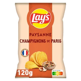 Chips paysanne saveur champignons de Paris (120g)