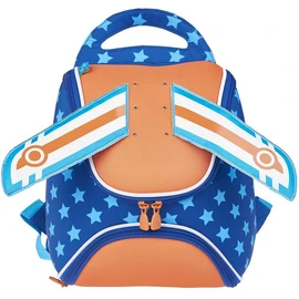 Sac maternelle bleu et orange Super-Héros