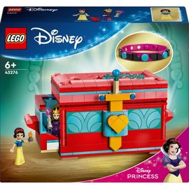 Disney 43276 - La Boîte à Bijoux de Blanche-Neige, Jouet de Construction, Mini-poupées de la Princesse et de la Méchante Reine, un Bracelet