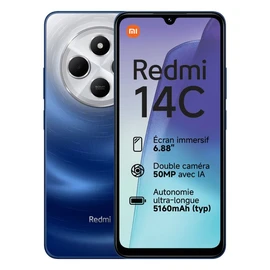 Redmi 14C 4G 128 Go - Bleu