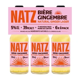 Bière aromatisée au gingembre 5% bouteilles (6x25cl)