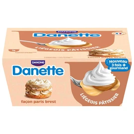 Liégeois pâtissier façon paris brest (4x90g)