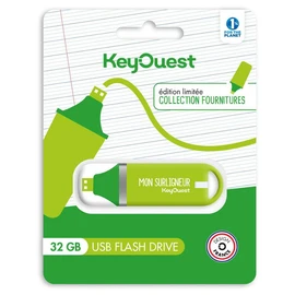 Clé USB 32Go Surligneur Vert