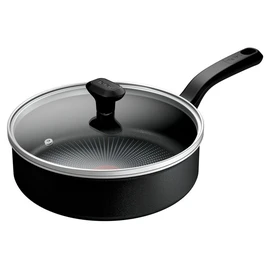 Sauteuse + couvercle 24cm TFI so expert alu recycle Noir