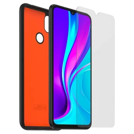 Coque + Verre trempé pour Xiaomi Redmi 9C - Noir