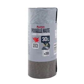 Sacs poubelle avec lien coulissant poubelles hautes 30L (x20)