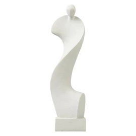 Statue socle H.39 cm - Blanc