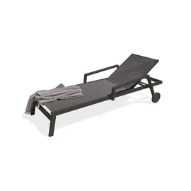 Bain de soleil - Aluminium et textilène - Anthracite - IBIZA