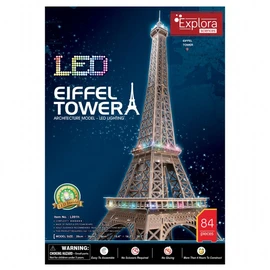 Maquette 3D Tour Eifell 78 cm - Lumineuse LED 84 PIECES