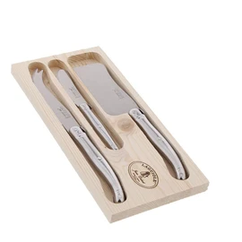 Set de 3 pièces à fromage inox
