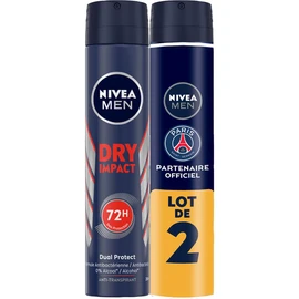 Déodorant en spray Dry impact anti-transpirant 72h (2x200ml)